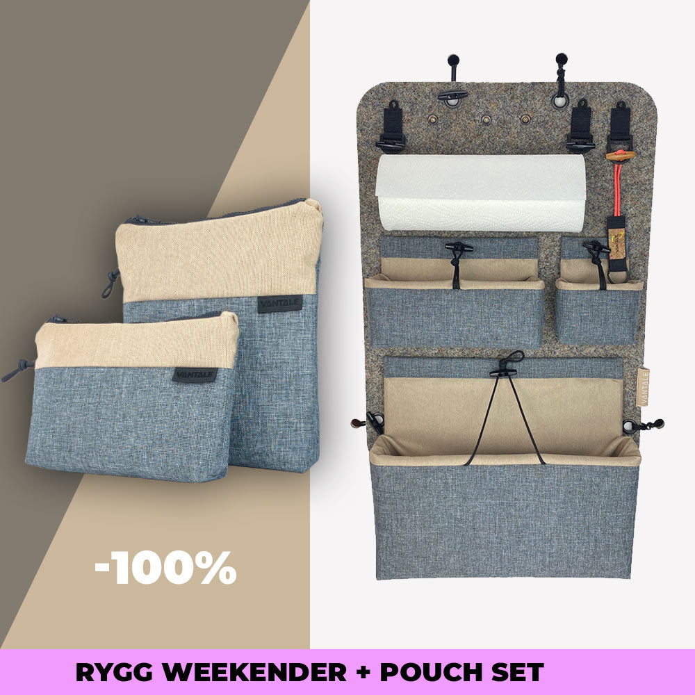 VANTALE® Bundle – RYGG N4 - Weekender x Pouch Set